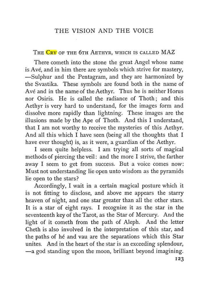Original scan of The Vision and the Voice, PDF page 125