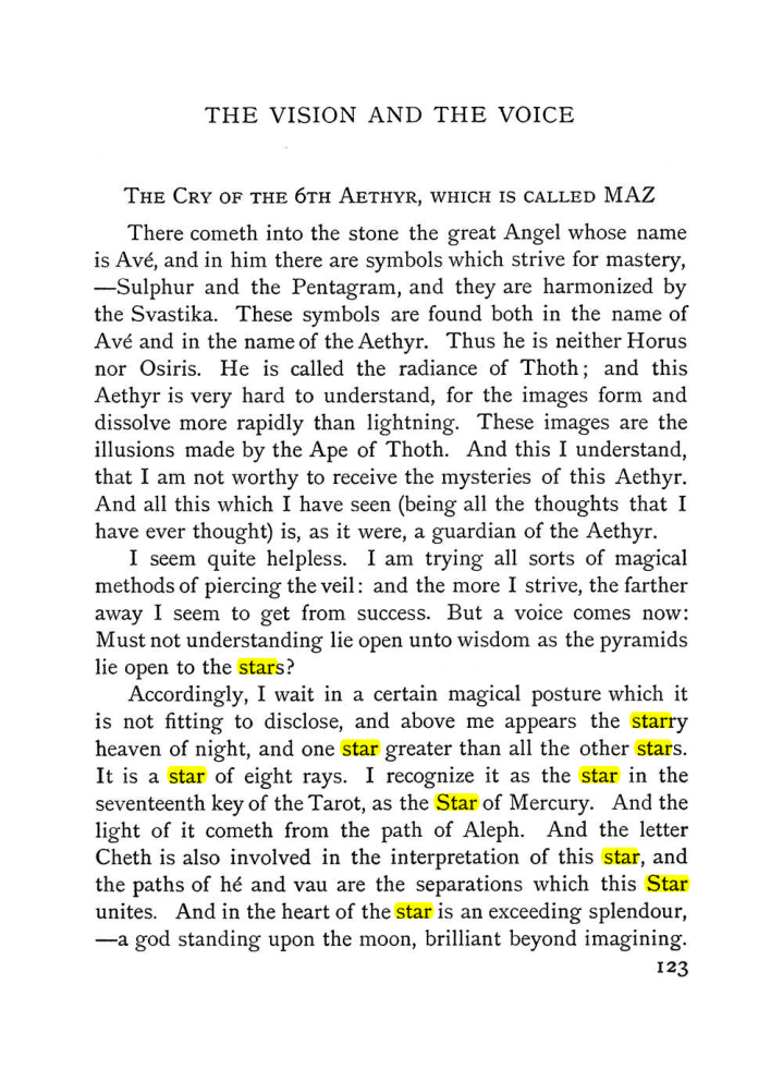 Original scan of The Vision and the Voice, PDF page 125