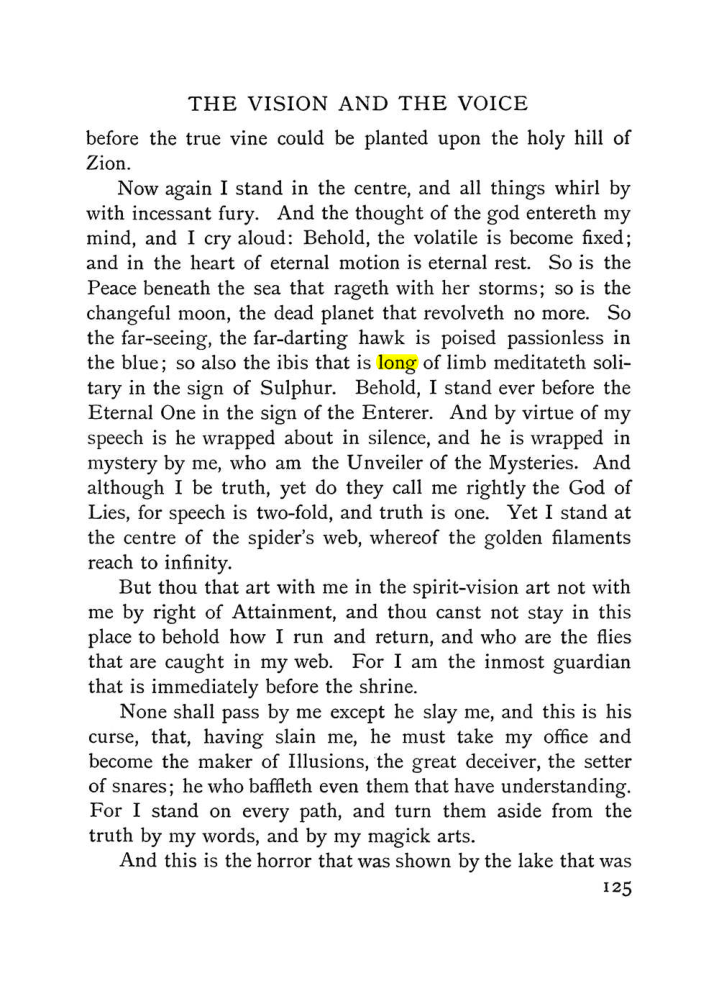 Original scan of The Vision and the Voice, PDF page 127