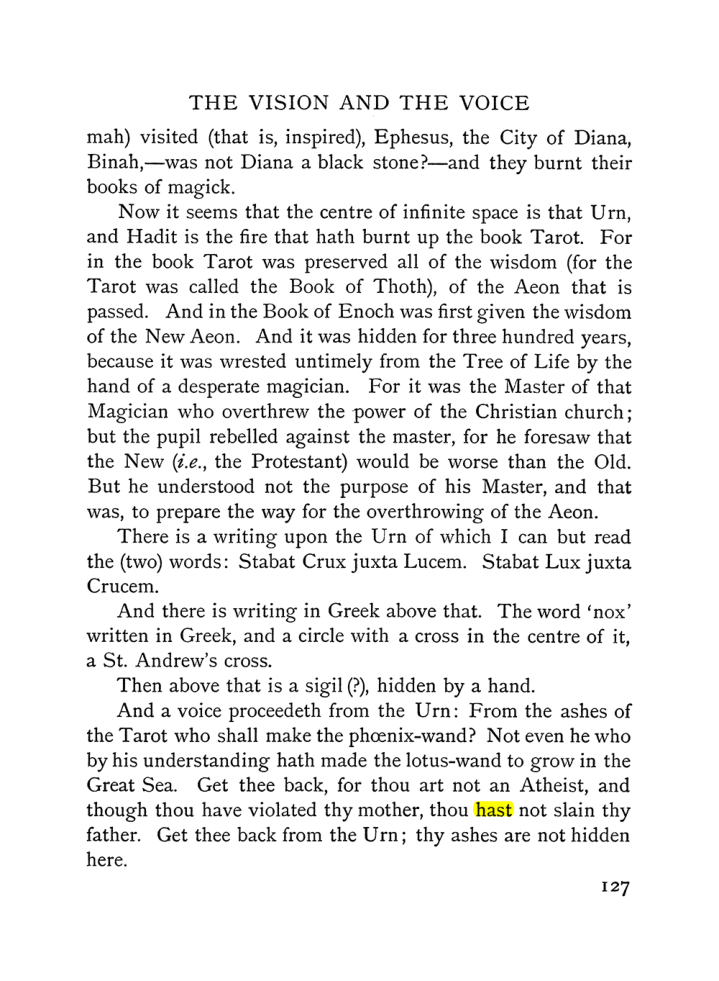 Original scan of The Vision and the Voice, PDF page 129