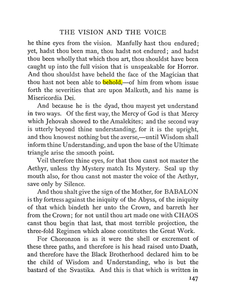 Original scan of The Vision and the Voice, PDF page 149