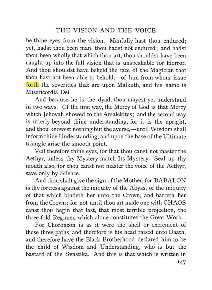 Original scan of The Vision and the Voice, PDF page 149