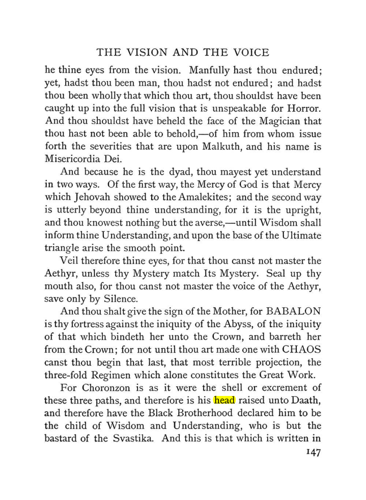 Original scan of The Vision and the Voice, PDF page 149