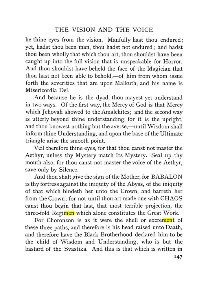Original scan of The Vision and the Voice, PDF page 149