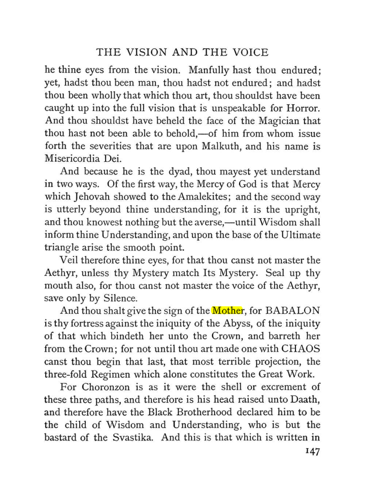 Original scan of The Vision and the Voice, PDF page 149