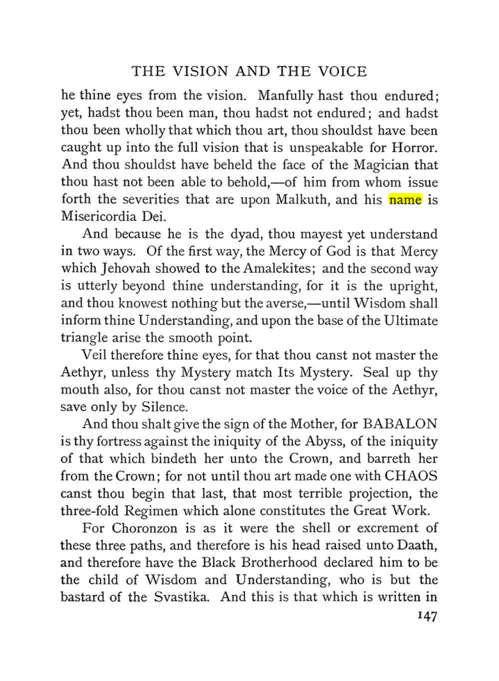 Original scan of The Vision and the Voice, PDF page 149