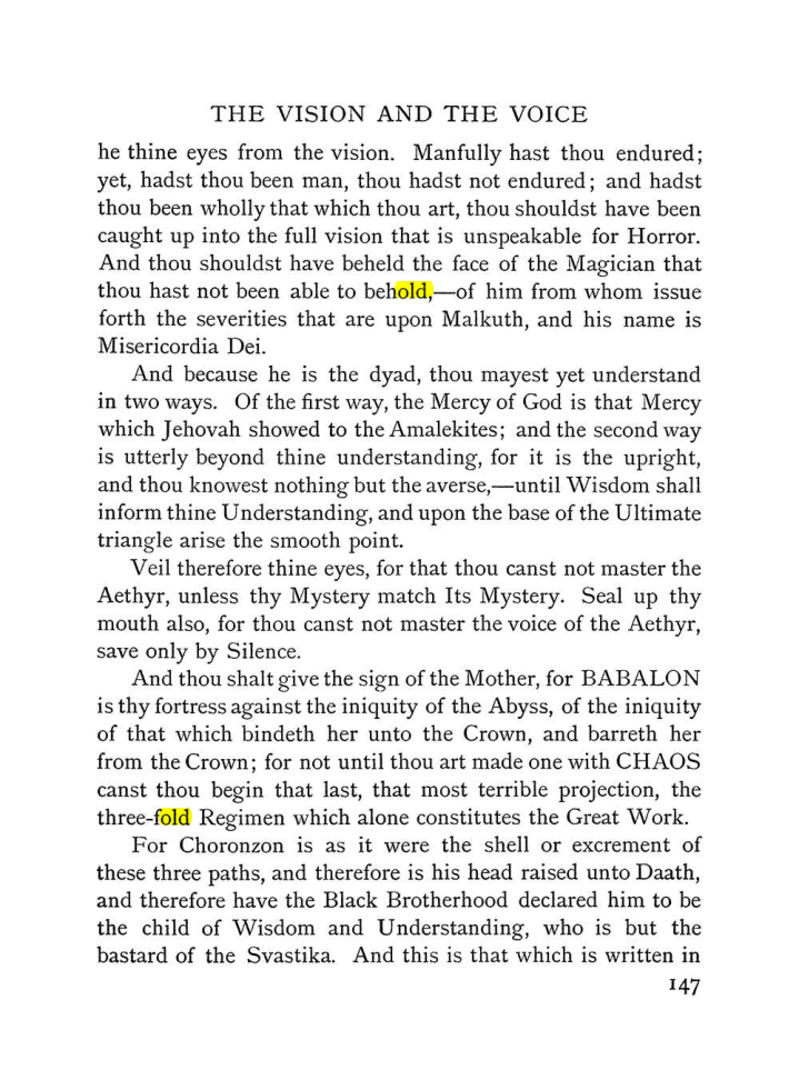 Original scan of The Vision and the Voice, PDF page 149