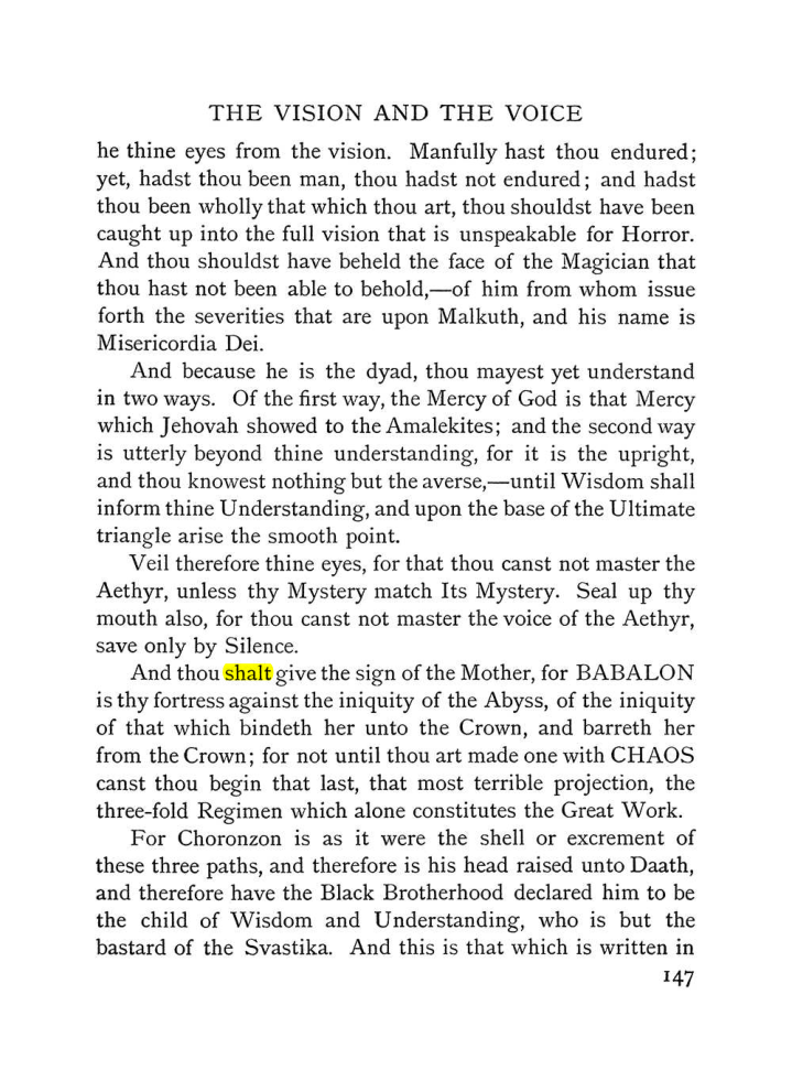Original scan of The Vision and the Voice, PDF page 149