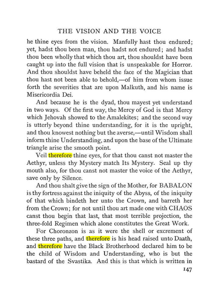 Original scan of The Vision and the Voice, PDF page 149