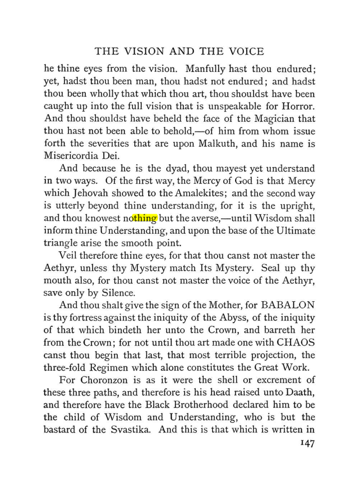 Original scan of The Vision and the Voice, PDF page 149