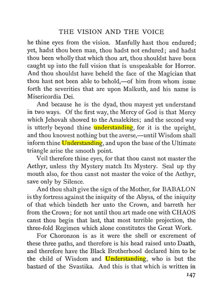 Original scan of The Vision and the Voice, PDF page 149