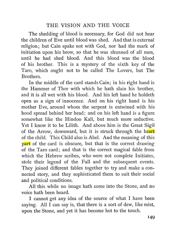 Original scan of The Vision and the Voice, PDF page 151
