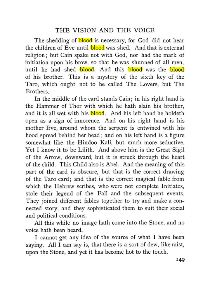 Original scan of The Vision and the Voice, PDF page 151
