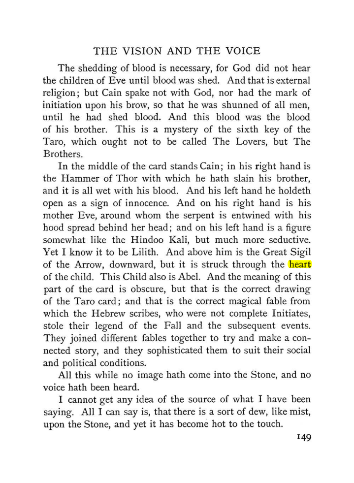 Original scan of The Vision and the Voice, PDF page 151