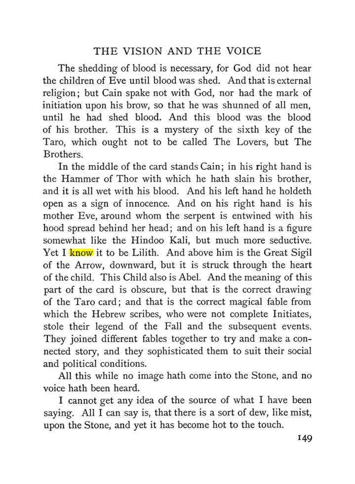 Original scan of The Vision and the Voice, PDF page 151