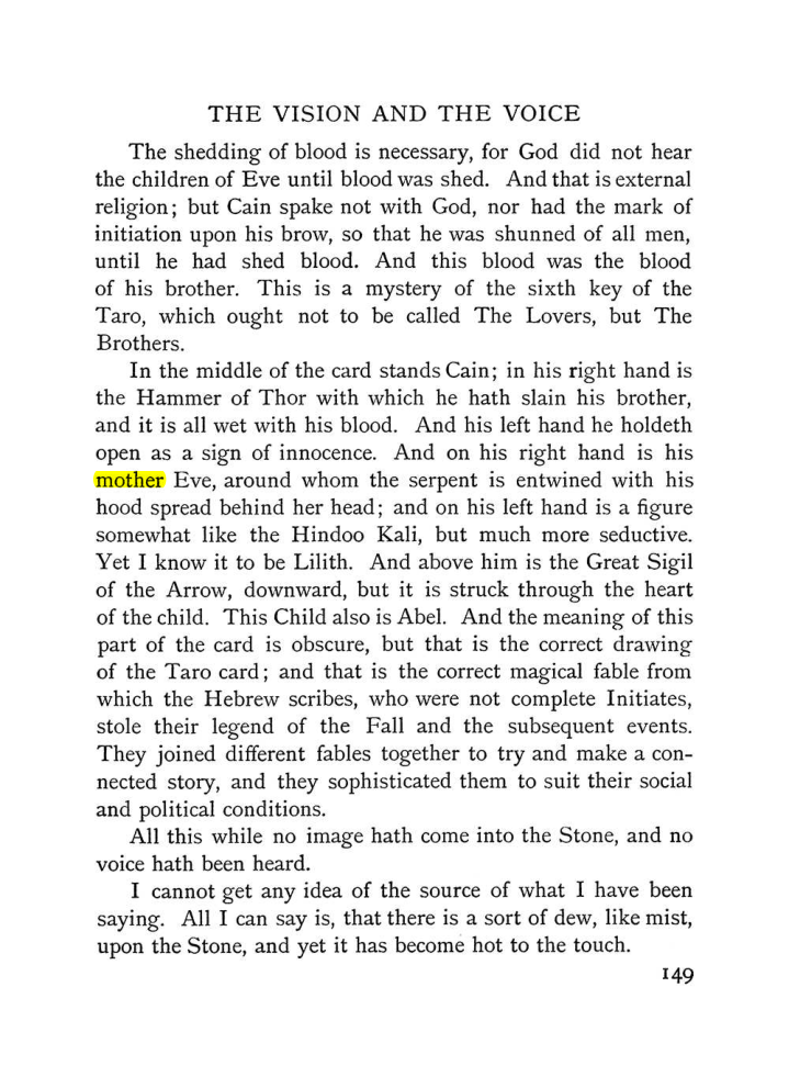 Original scan of The Vision and the Voice, PDF page 151