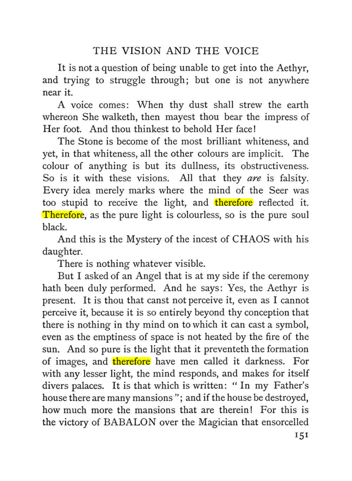 Original scan of The Vision and the Voice, PDF page 153