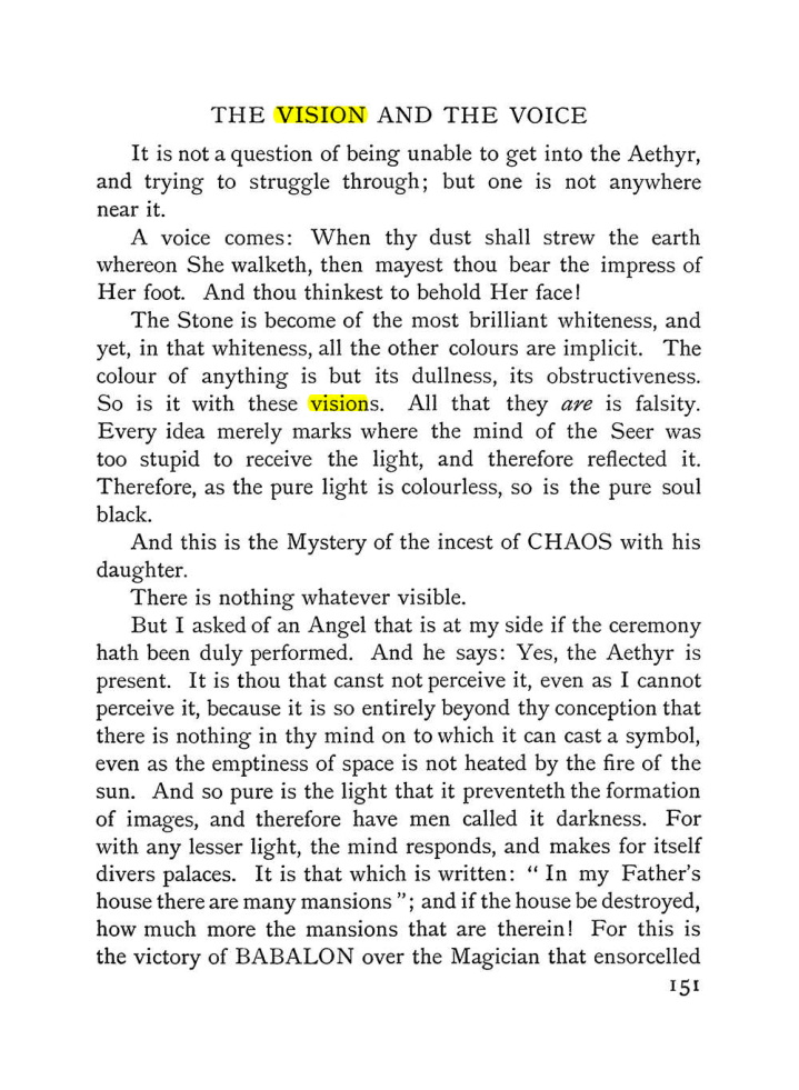 Original scan of The Vision and the Voice, PDF page 153