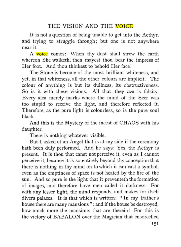 Original scan of The Vision and the Voice, PDF page 153