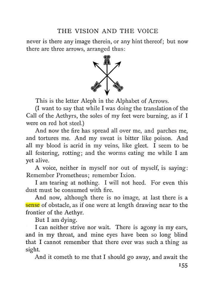 Original scan of The Vision and the Voice, PDF page 157
