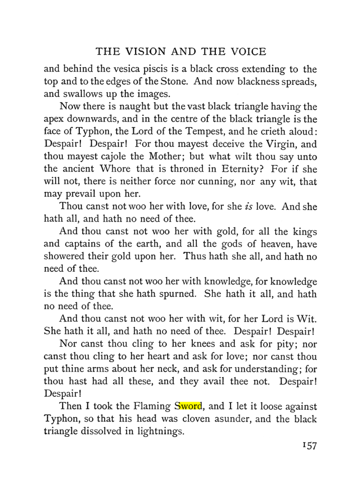 Original scan of The Vision and the Voice, PDF page 159