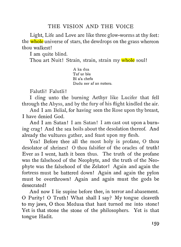 Original scan of The Vision and the Voice, PDF page 161