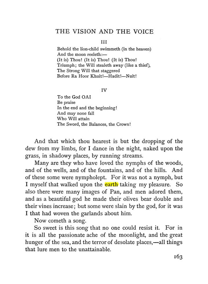 Original scan of The Vision and the Voice, PDF page 165