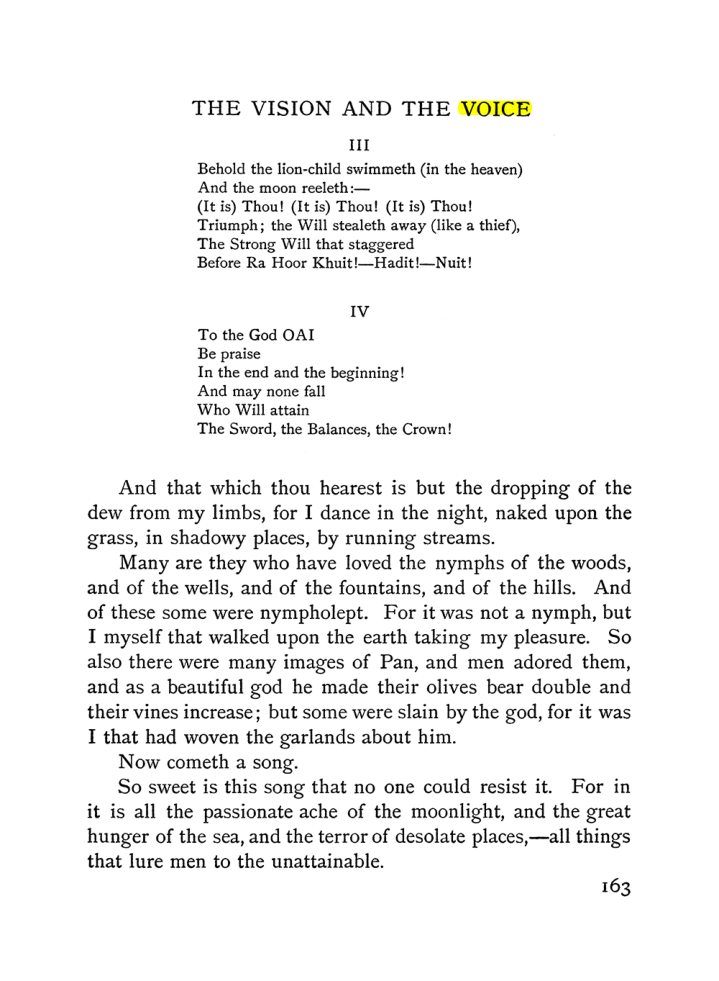 Original scan of The Vision and the Voice, PDF page 165