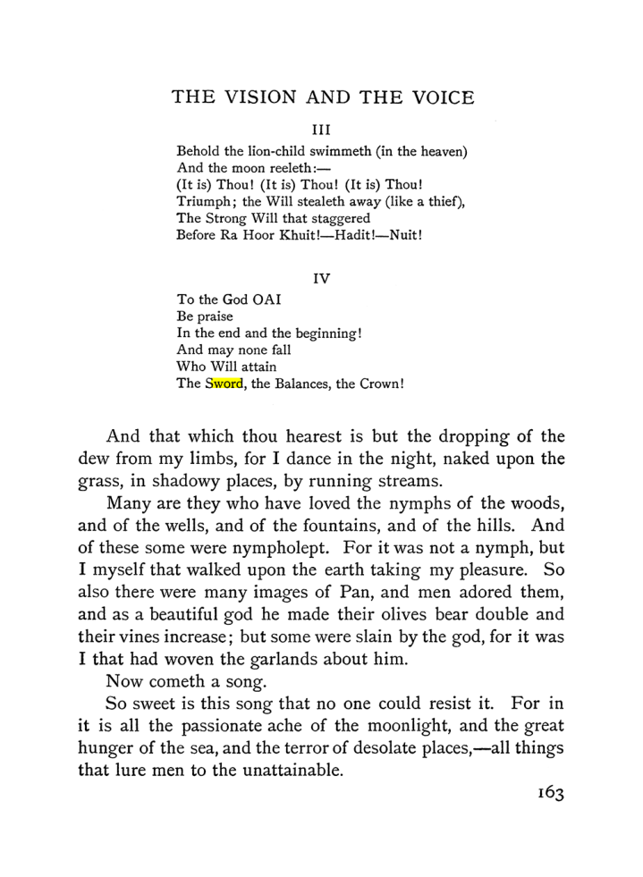 Original scan of The Vision and the Voice, PDF page 165