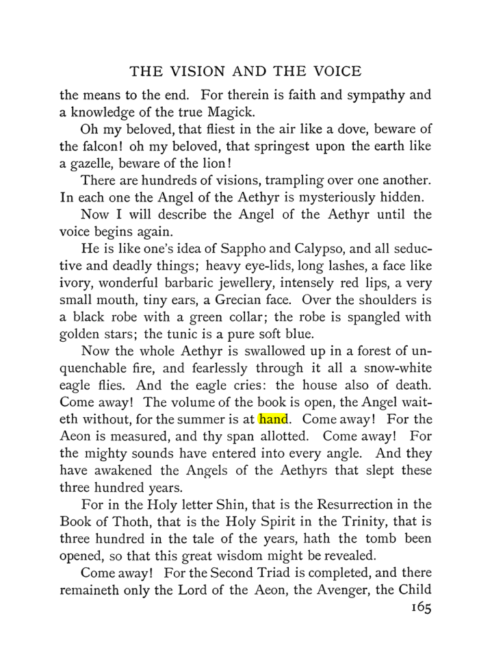 Original scan of The Vision and the Voice, PDF page 167