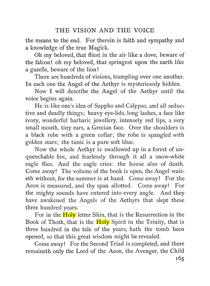 Original scan of The Vision and the Voice, PDF page 167