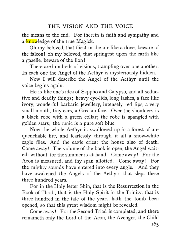 Original scan of The Vision and the Voice, PDF page 167