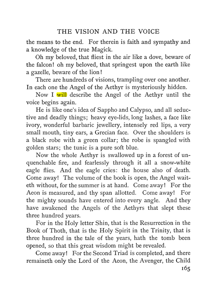 Original scan of The Vision and the Voice, PDF page 167