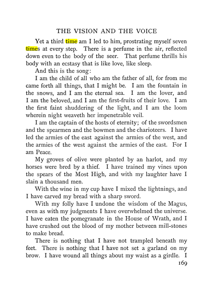 Original scan of The Vision and the Voice, PDF page 171