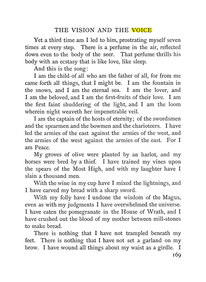 Original scan of The Vision and the Voice, PDF page 171