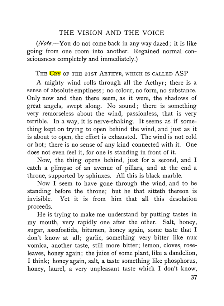 Original scan of The Vision and the Voice, PDF page 39