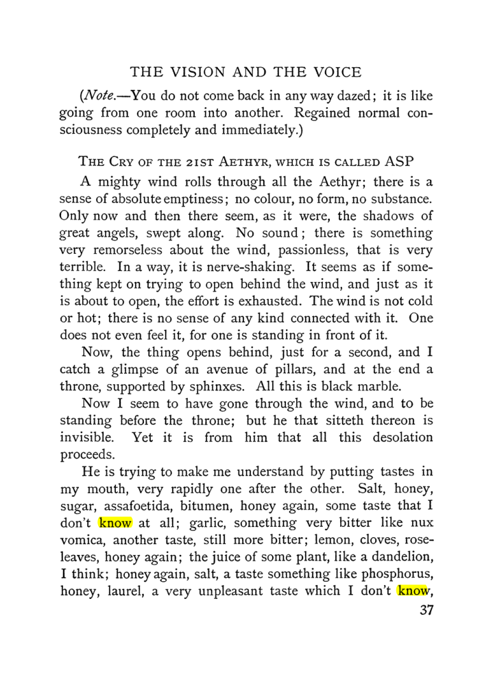 Original scan of The Vision and the Voice, PDF page 39