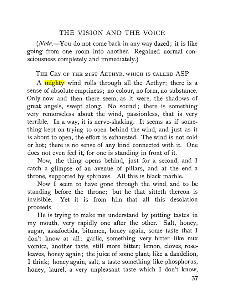 Original scan of The Vision and the Voice, PDF page 39