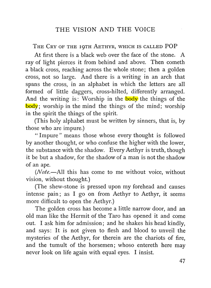 Original scan of The Vision and the Voice, PDF page 49