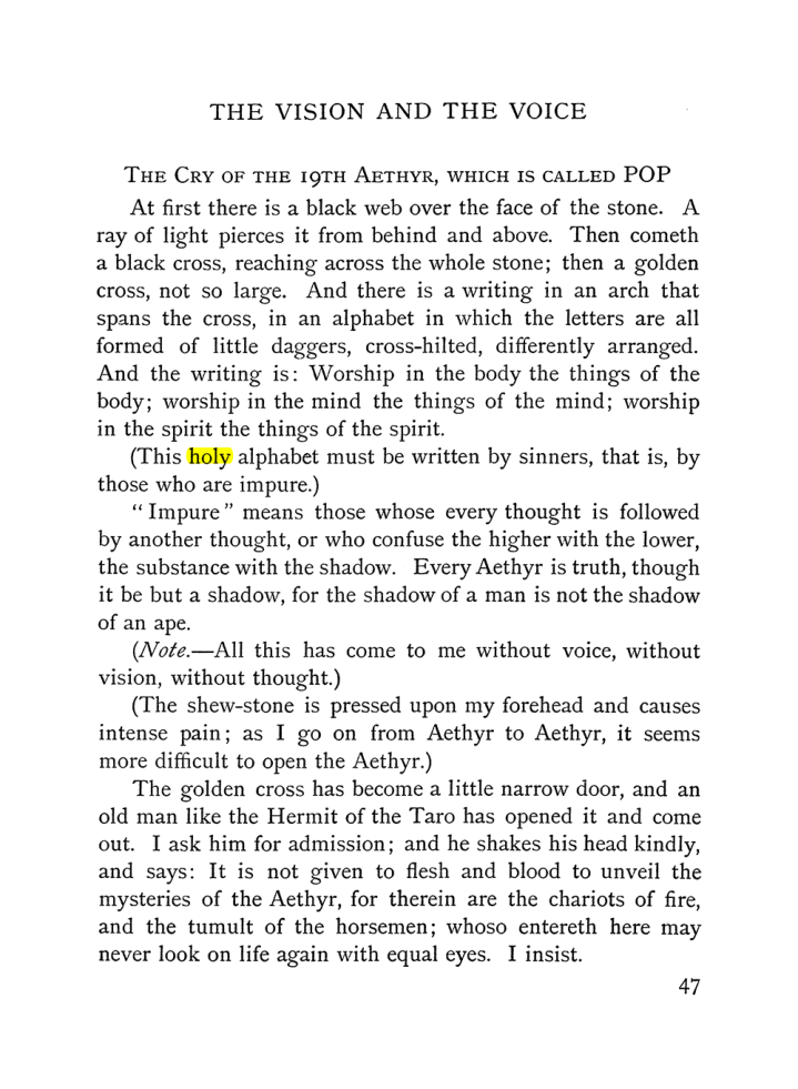 Original scan of The Vision and the Voice, PDF page 49