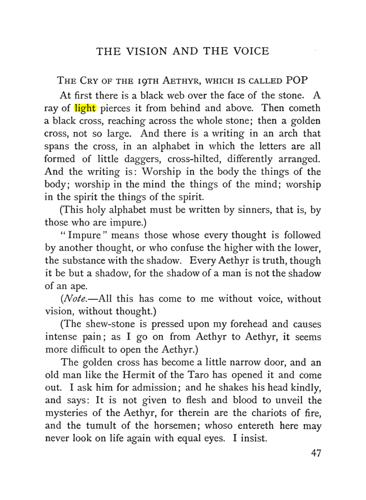 Original scan of The Vision and the Voice, PDF page 49