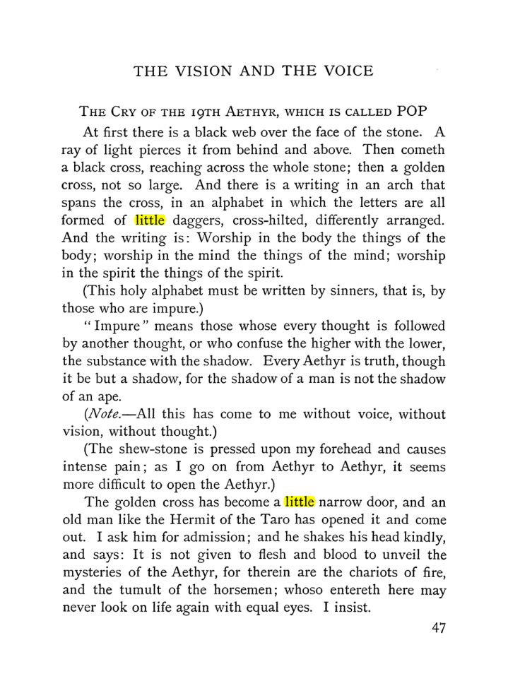 Original scan of The Vision and the Voice, PDF page 49
