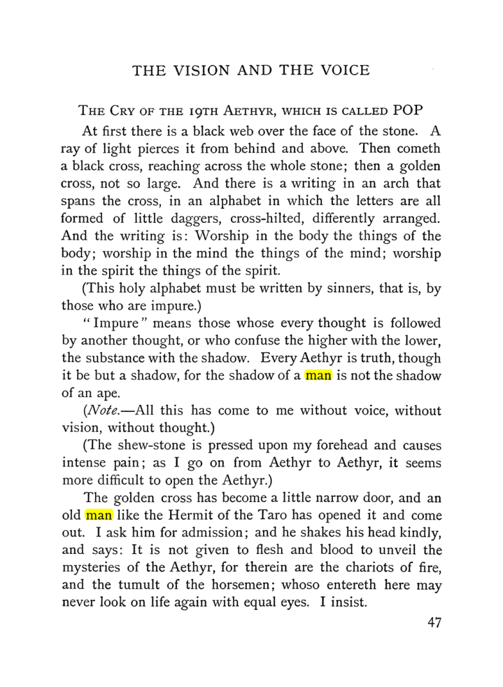 Original scan of The Vision and the Voice, PDF page 49