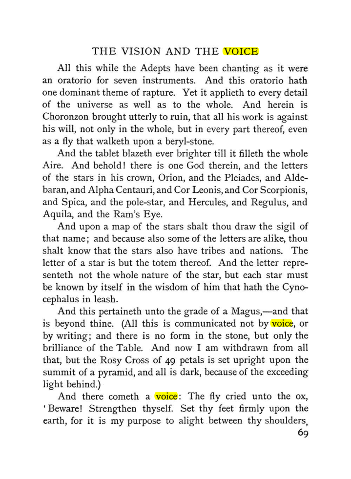 Original scan of The Vision and the Voice, PDF page 71