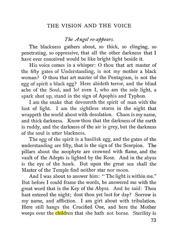Original scan of The Vision and the Voice, PDF page 75