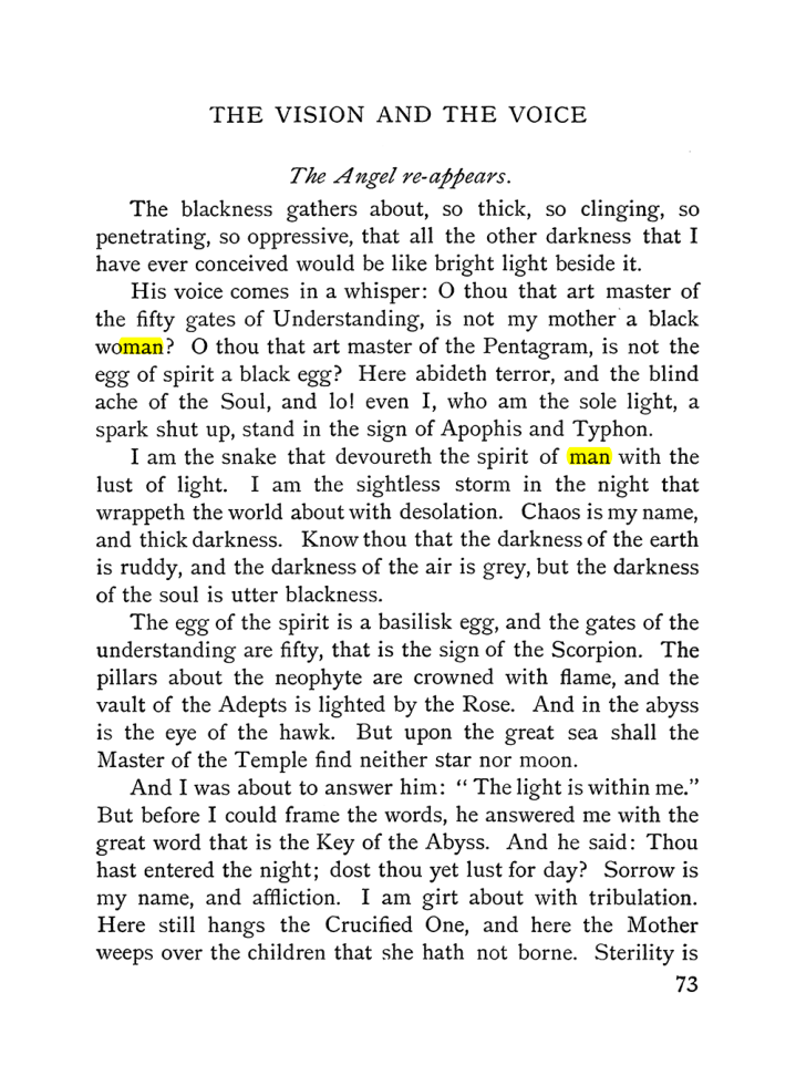 Original scan of The Vision and the Voice, PDF page 75