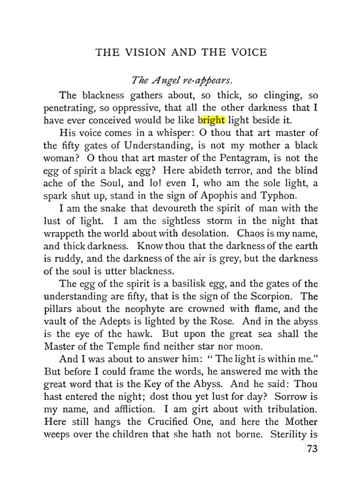 Original scan of The Vision and the Voice, PDF page 75