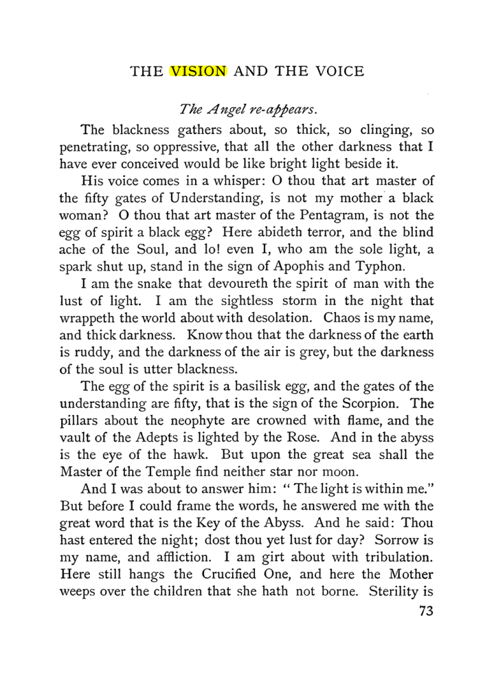 Original scan of The Vision and the Voice, PDF page 75