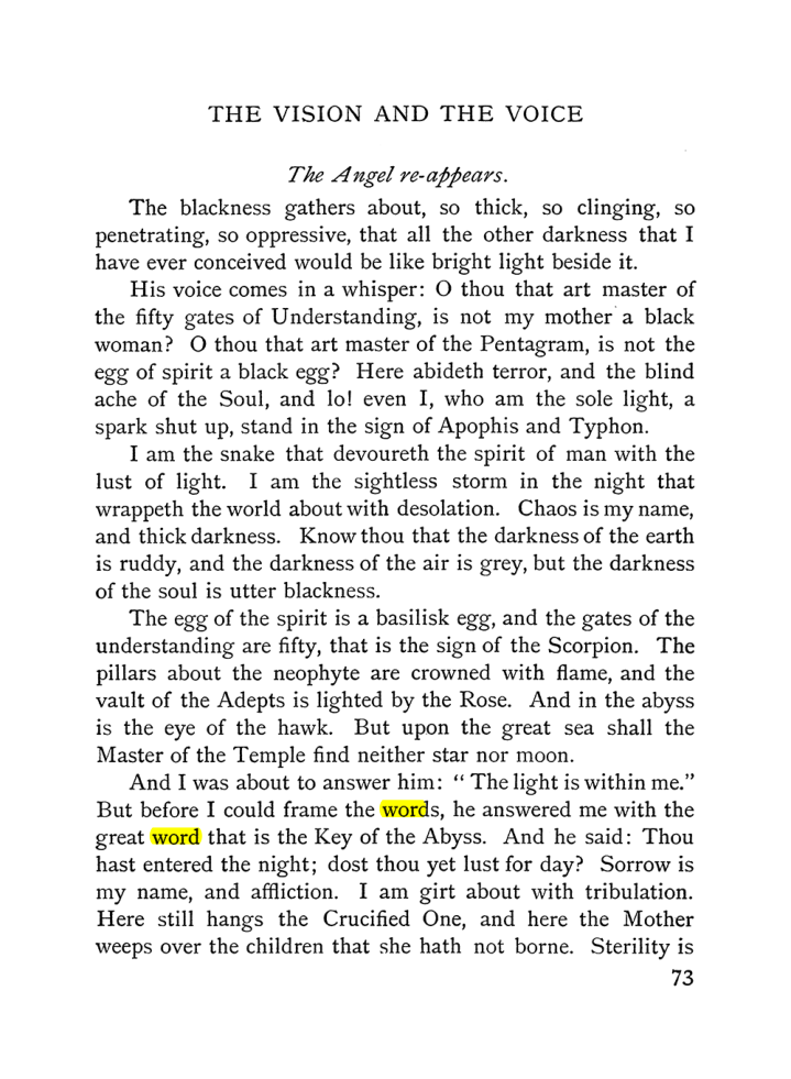 Original scan of The Vision and the Voice, PDF page 75