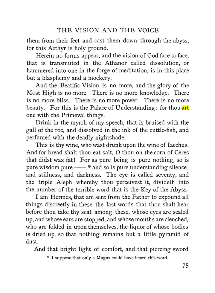 Original scan of The Vision and the Voice, PDF page 77